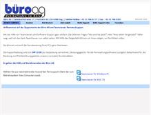 Tablet Screenshot of help.buero-ag.ch